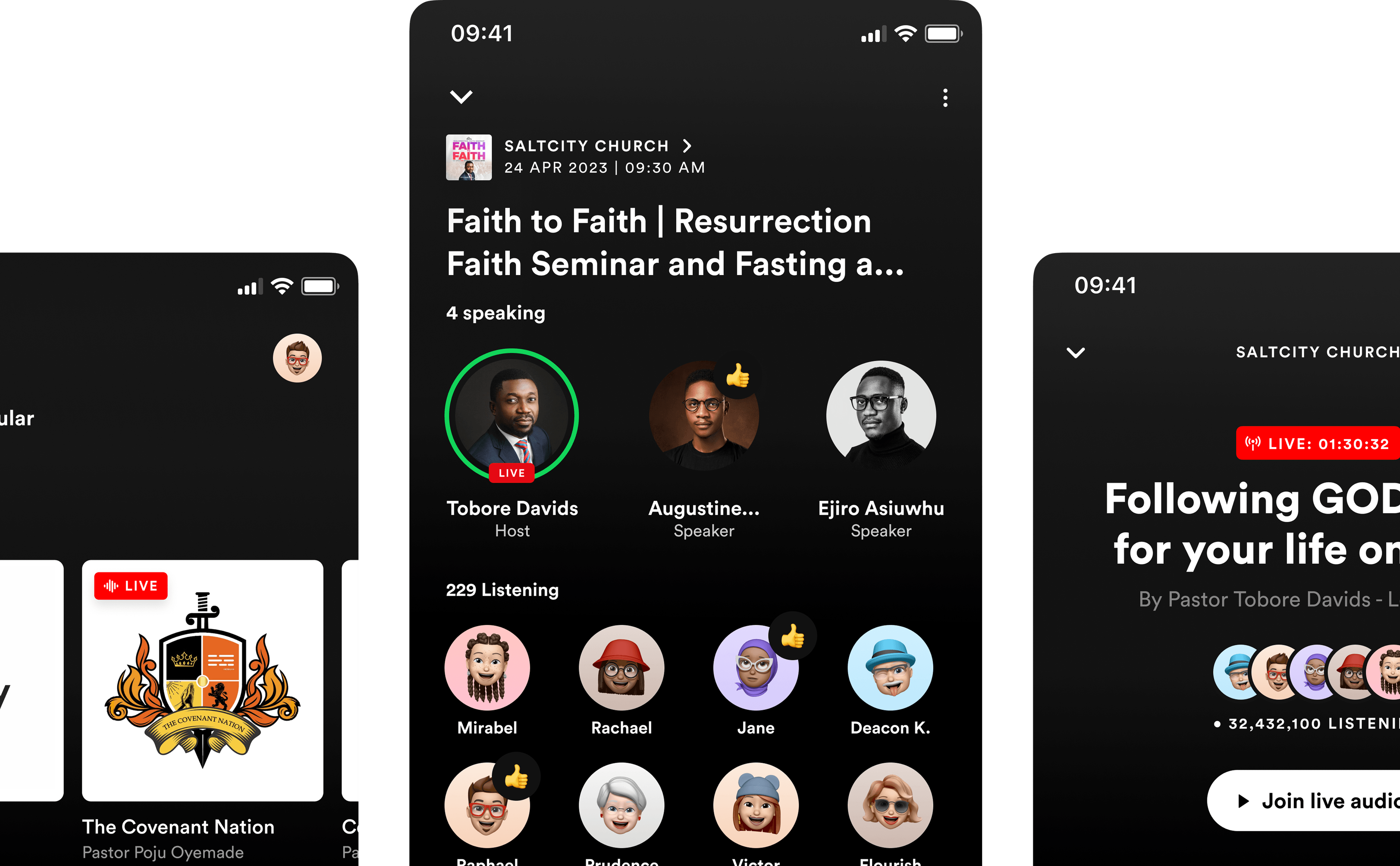 Qudio audio worship app
