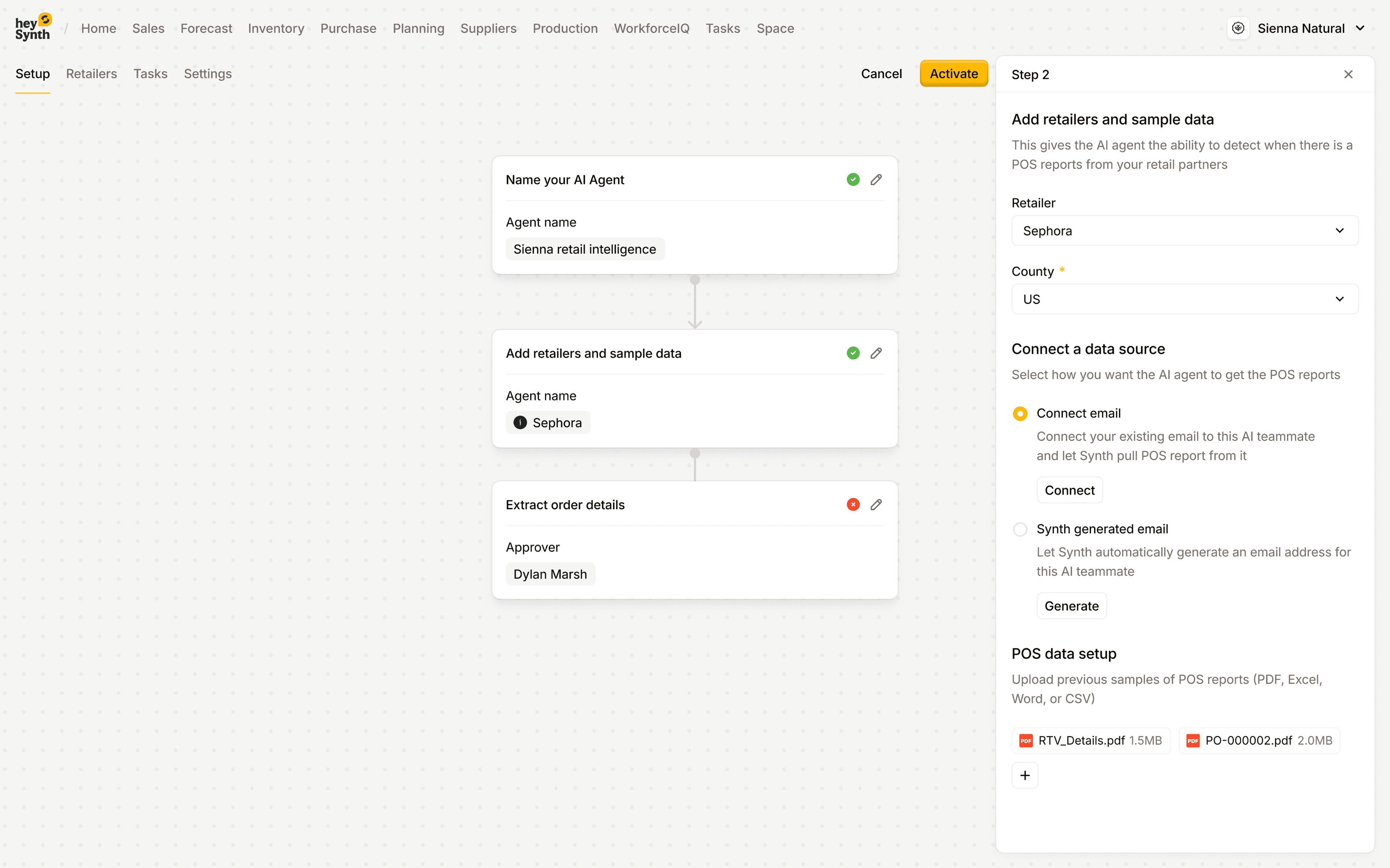 WorkforceIQ agent builder