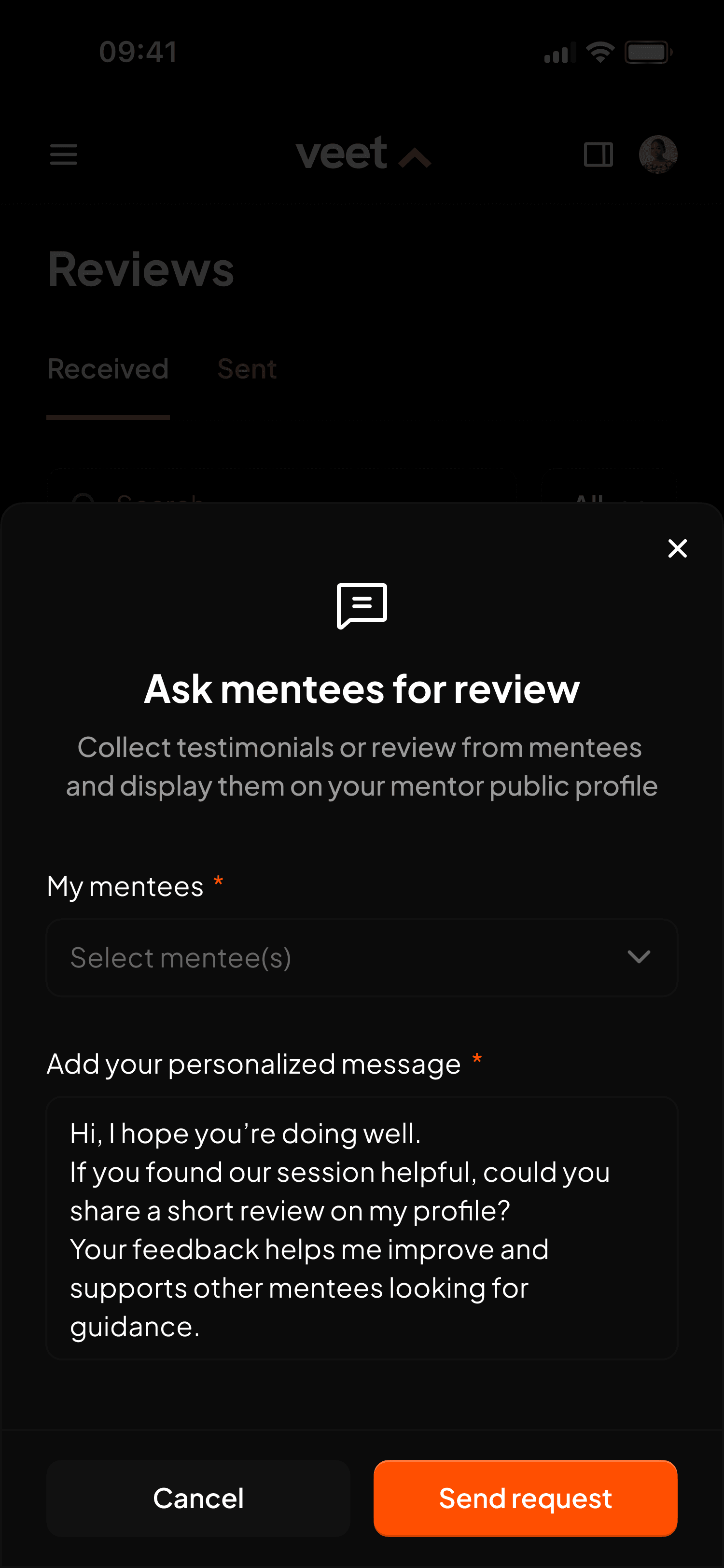 Veet mobile booking 2