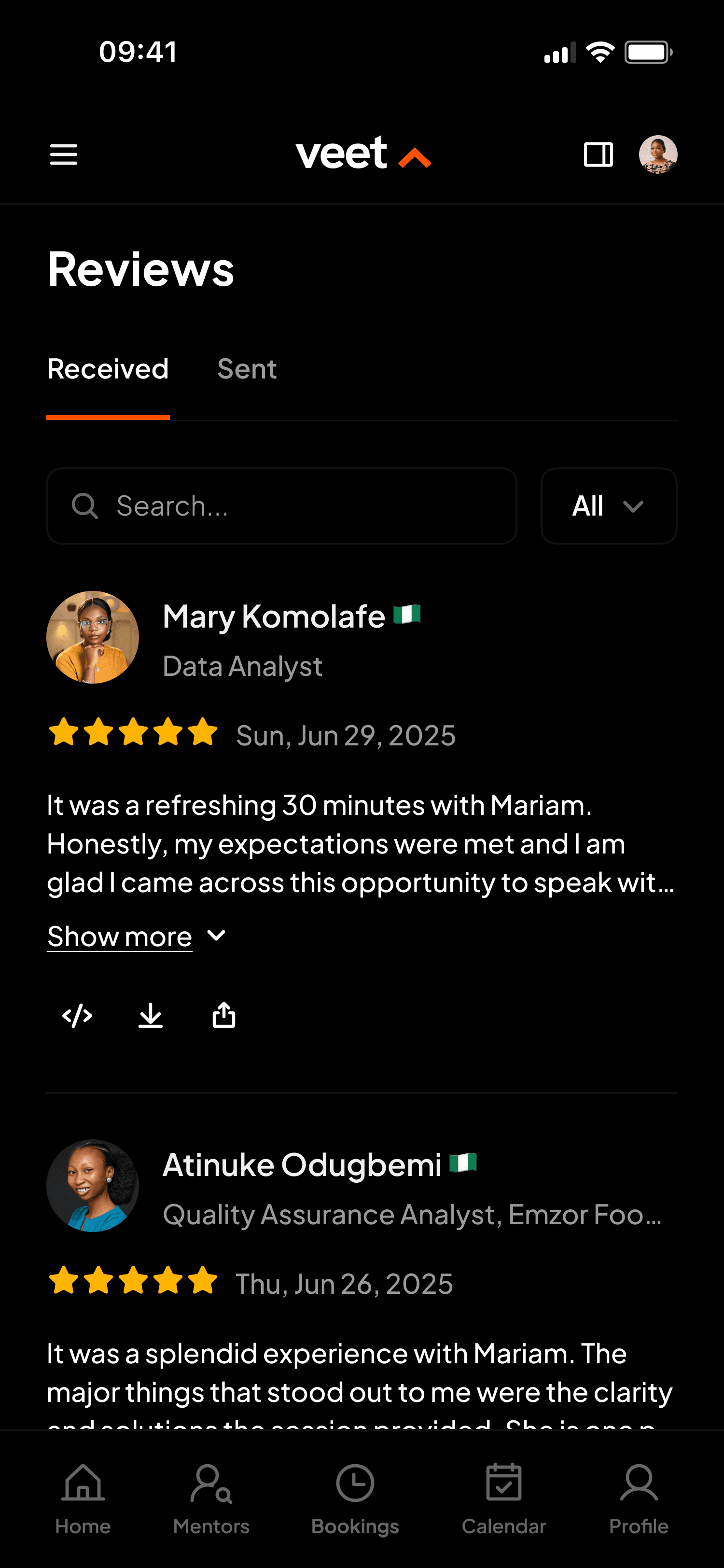 Veet mobile booking 3