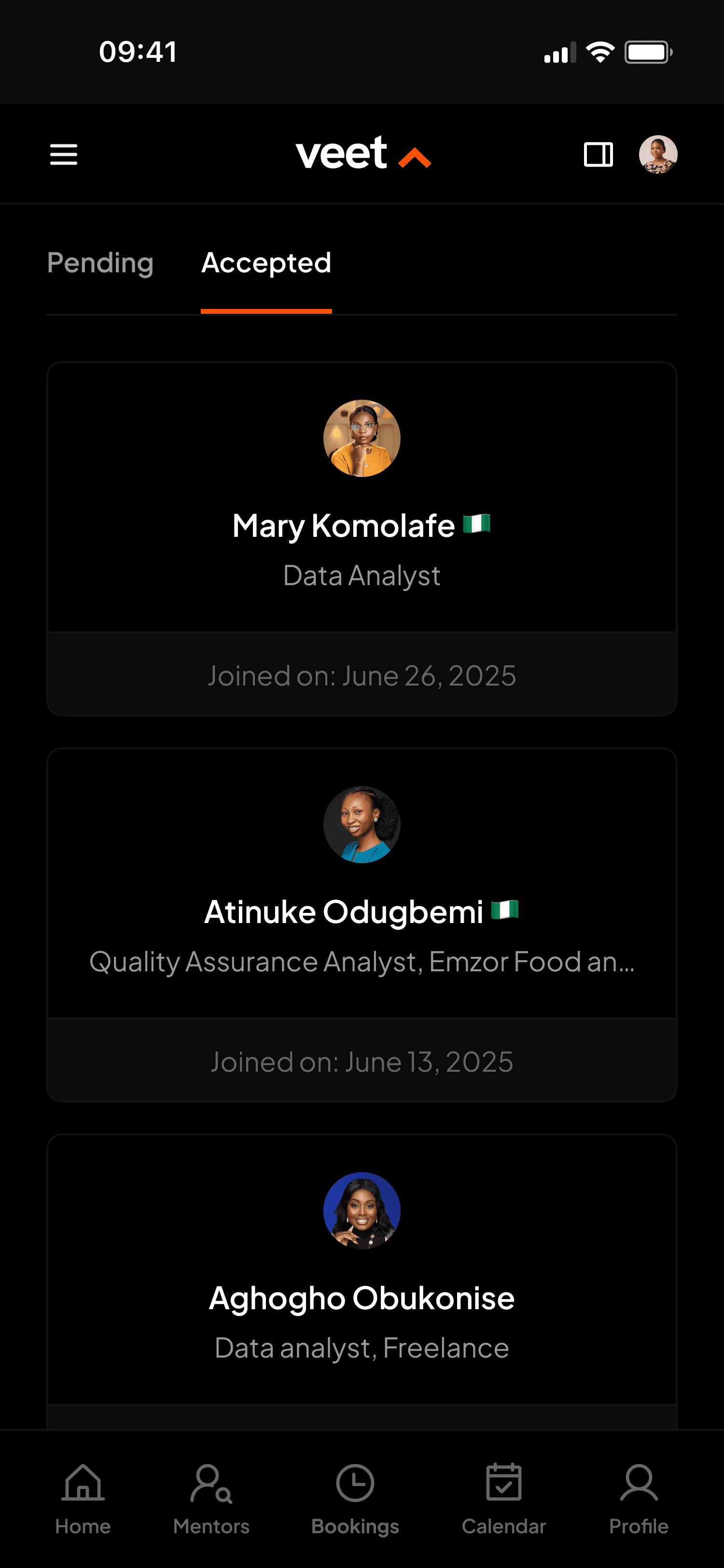 Veet mobile admin right