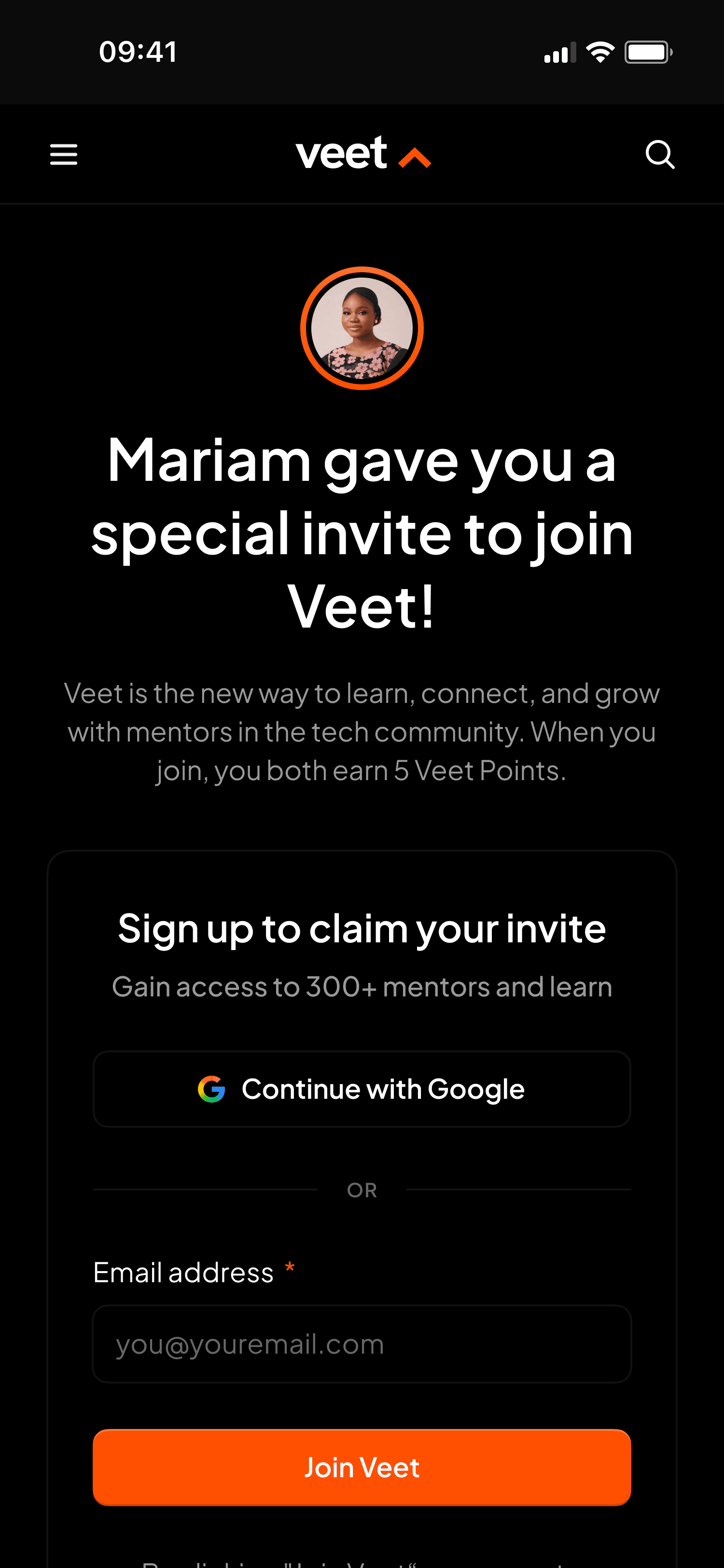 Veet mobile analytics left